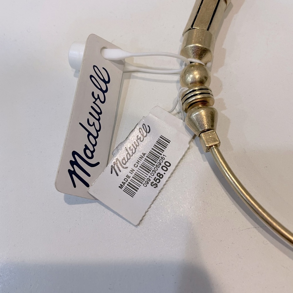 Madewell Brushed Gold Collar Necklace - Picture 3 of 3